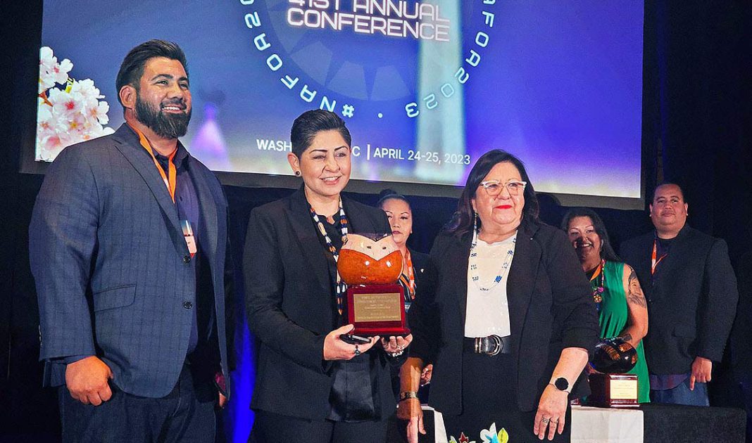 JIV Receives NAFOA Leadership Award Indian Gaming
