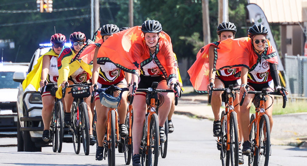 Cherokee Cyclists Finish Trail of Tears Bike Ride Indian Gaming