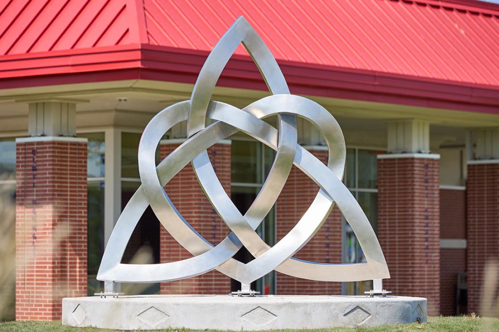 Choctaw Eternal Heart sculpture