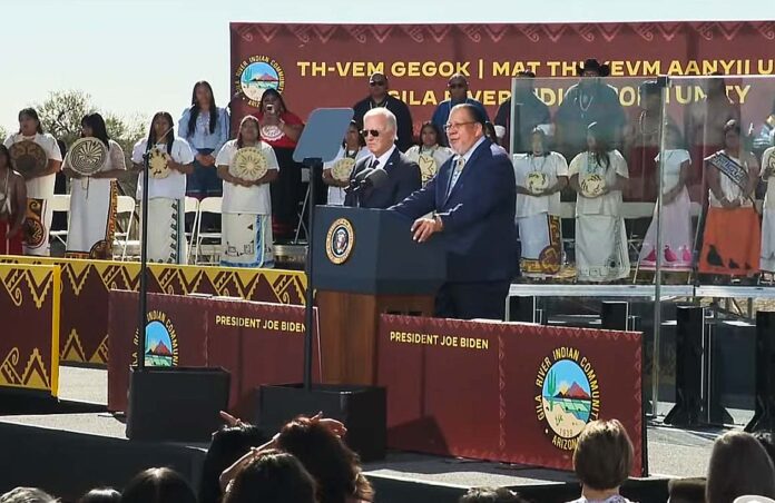 President Biden and Governor Lewis