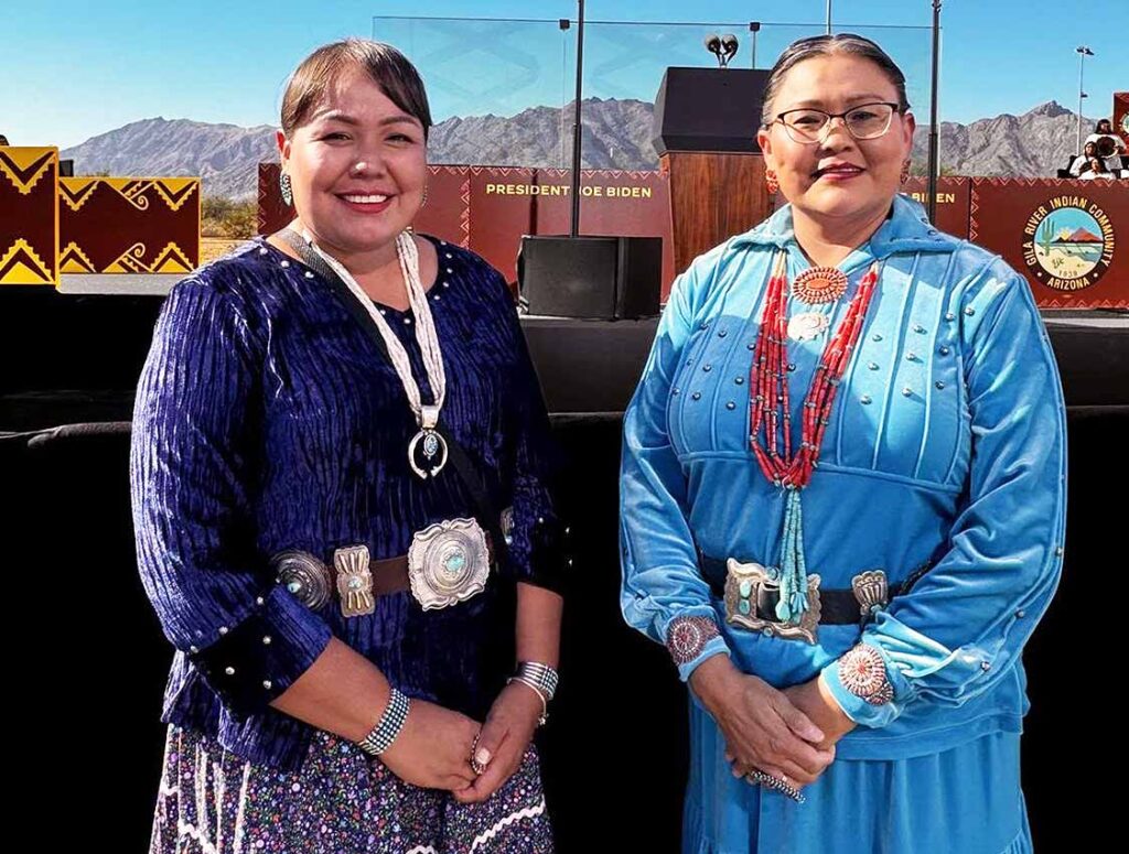 Navajo leaders at Gila River apology