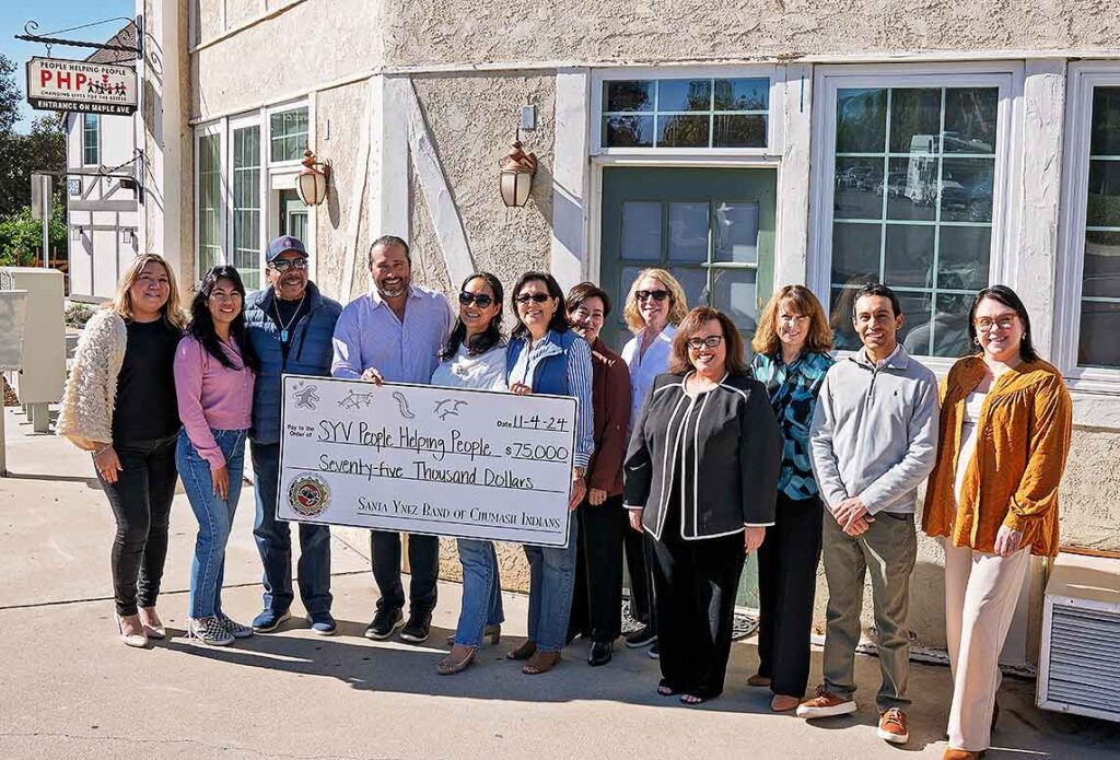 Chumash People Helping People donation