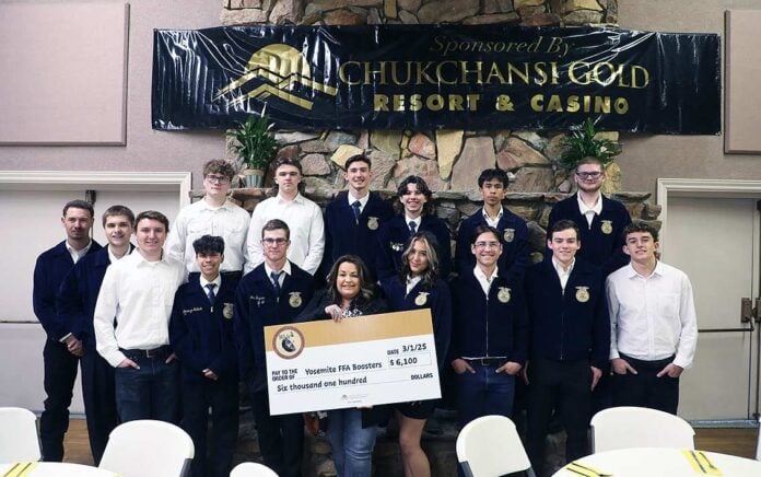 Chukchansi Yosemite FFA donation